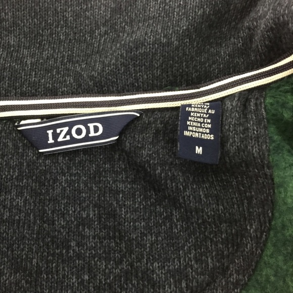 NWT Izod Botanical Garden 1/4 Zip Fleece Sweater - Picture 7 of 8